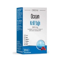 Krill Oil 500 Mg 30 Kapsül Omega 3, Yüksek Dha Ve Epa Içeren Krill Yağı