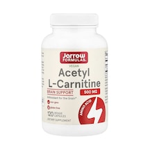 Jarrow Formulas, Vegan Acetyl L-carnitine, 500 Mg, 120 Veg Capsules Aromasız