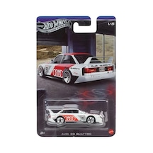 Hot Wheels Silver Series Audi 90 Quattro - Audi Beyaz-kırmızı 1/64 Diecast Model Araba Çok Renkli