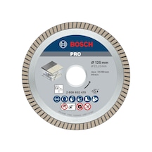 Professional Accessories Elmas Kesme Diski, Best For Ceramic Extra-clean Turbo Seramik, 125 X 22,23 Mm, Açılı Taşla
