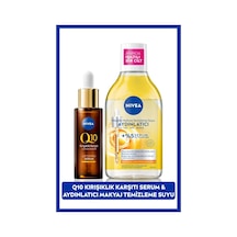 NIVEA Q10   Çift Etkili Cilt Serum 30 ML + Aydınlatıcı Micellar Makyaj Temizleme Suyu 400 ML