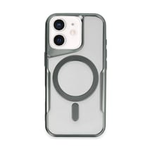 Newface Apple İphone 11 Kılıf Boyi Magsafe Silikon Kapak - Yeşil