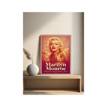 Marilyn Monroe Doğal Ahşap Çerçeveli Tek Parça Dekoratif Tablo Çok Renkli - 820357360 Çok Renkli