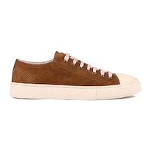 Shoetyle - Taba Hakiki Süet Bağcıklı Erkek Sneaker 666-25-1250 Taba