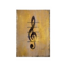 Bedeko Sol Anahtarı Hediyelik Mdf Tablo 35 Cm X 50 Cm