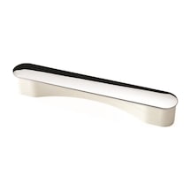 Gürçayhırdavat Oval Kulp Beyaz-Krom 128Mm