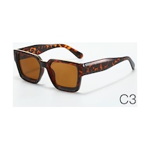 Kadın Uv400 Korumalı Güneş Gözlüğü Leopar - 712515268 Kahverengi