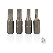 1/4" Düz Bits 25 Mm 4'lü Set 3-4-5-6