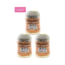 3 Adet Altınbaşak Oya Ve Dantel İpi 20 Gr - Royaleks - No: 197