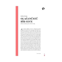 Olağanüstü Bir Gece - Stefan Zweig - Turkuvaz Kitap