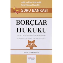 Borçlar Hukuku - Adli Ve İdari Hakimlik Sınavı Soru Bankası