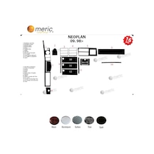 Meriç® Neoplan Star Line Th 516 Ön Torpido Kaplama 16 Prç 1998-› (530158324)