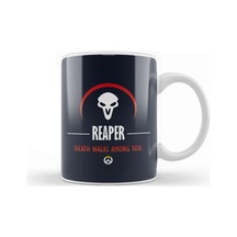 Reaper Death Walks Among You Overwatch Kupa Bardak Porselen Karışık
