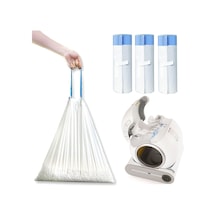 Haustier Otomatik Kedi Tuvaleti Büzgülü Çöp Poşeti 45 Adet 3x15 Adet, 45cm X 48cm