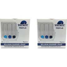 Bluewell Solunum Egzersiz Cihazı Triflo 3 Top 2'li