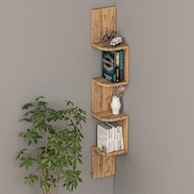Corner Kitaplık Mdf Sis Gri
