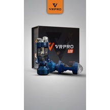 H4 Platinum Mercekli Led Far Ampulü 12v Çift Fazlı Uzun Kısa Fanlı Beyaz Işık