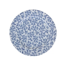 Porland Blue Desen6 6lı 24cm Düz Tabak mavi