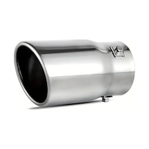 Elmpaly Silvery Ev Egzoz Susturucu Uç Boru Paslanmaz Çelik Universal Yüksek Kalite
