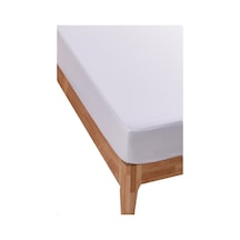 Altın Karma 200x200 Cm Fitted Alez Çift Kişilik Sıvı Geçirmez Micro Kumaş Beyaz