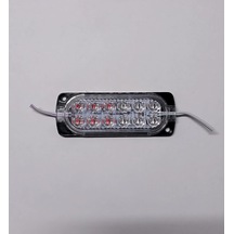Çakar Modül Mavi--kırmızı 12 Ledli 12 Volt 2.4 Watt -2 Adet -351- Mavi - Kırmızı