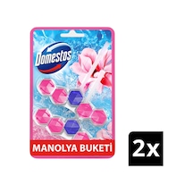 2 Adet Domestos Wc Temizleyici Blok 2x5'li Güç Manolya