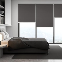 Venassa Antrasit Stor Zebra Güneşlik Perde