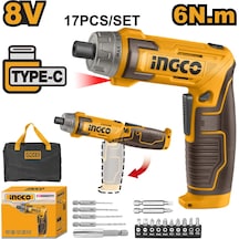 Ingco ING-CSDLI0802 Li-ion Akülü Vidalama