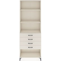 Arges Dolap 3 Raflı 4 Çekmeceli 88x30x243 Aytaşı-aytaşı Aytaşı