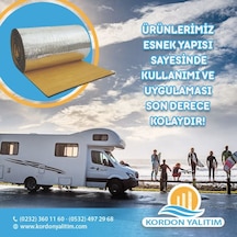 Ses Isı Yalıtım Folyolu Yapışkanlı Kauçuk