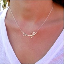 Gümüş Daldaki Kuşlar Kolye 453819989