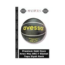 Premium Hobi Oyun Aracı Maç Brc-7 Basket Topu Siyah Renk