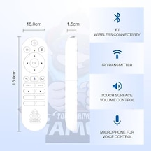 Pell 8k Ultra Hd Android 14 Tv Box, Amlogic S905d2, 4gb Ram 64gb Depolama, Çift Bant Wi-fi 6, Bluetooth 5.4, 8k Decoding, Sesli Kumanda İle Akıllı Medya Oynatıcı, Siyah