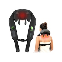Snailax Kablosuz Shiatsu Boyun Masajı, Isıtmalı, 2 Yoğurma Modu, 2 Hız, 3 Isı Seviyesi 40 C/48 C, Sabitleme Askılı Eller Serbest Masaj Aleti, Otomatik 10 Dakika Kapanma, Erkekler Kadınlar İçin Hediye