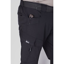 Nikbin Tactical Taktik Pantolon Outdoor Kargo Cep Likrali Yazlık -siyah siyah