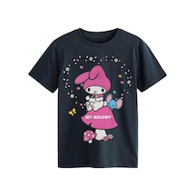 Sea Bubbles Kuromi Kız Çocuk Tişört St08795 Lacivert