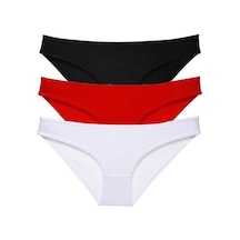 Hubrendy Beru 3 Adet Süper Eko Set Likralı Kadın Slip Külot 535 Çok Renkli