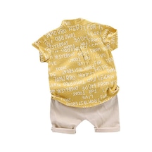 Pembe Yaz Bebek Erkek Günlük Kısa Kollu Harfli Baskılı Tişört Üst + Şort Kostüm Seti Pembe Pembe Yaz Bebek Erkek Günlük Kısa Kollu Harfli Baskılı Tişört Üst + Şort Kostüm Seti Pembe