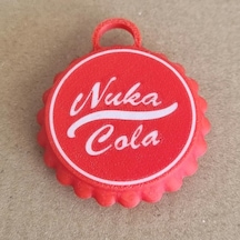 Fallout Nuka Cola Temalı Airtag İle Uyumlu Kılıf Anahtarlık