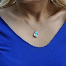 Iran Firuze Doğal Taş Kolye