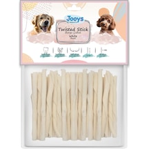 Jooys Beyaz Burgu Çubuk 12 Cm 100'lü