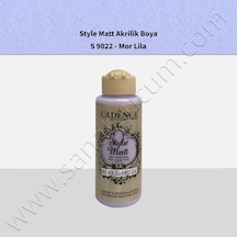 Cadence Style Matt Akrilik Boya 120 Ml. S9022 Mor Lila