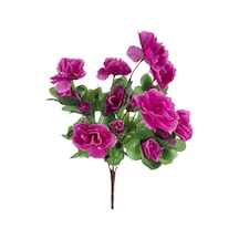 Yapay Çiçek Mor Açelya Demeti 7 Dallı 33*20cm