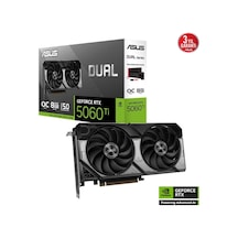 Asus Dual-rtx5060tı-o8g 8gb Ddr7 128bıt 3xdp Ekran Kartı