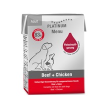 Platinum Sığır Etli Ve Tavuklu Köpek Yaş Maması 185 Gr