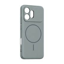 Huawei Honor 600 Mika Pc Magsafe Kapak - Gri - Gri