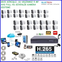 Bluetech 30 Kameralı 5Mp 1440P Ahd Güvenlik Kamera Sistemi