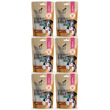 New Story Dog Chicken Fillets Tavuk Etli Şerit Köpek Ödülü 6 x 80 G