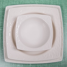 Güral Porselen Güral Vıvente 24 Parça 6 Kişilik Bone Yemek Takımı