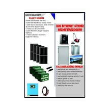 Bolsat Solar 6.2 Kw Set - 2400 Watt Panel - 800 Amper Jel Akü - 6200 Watt Tam Sinüs Akıllı İnverter